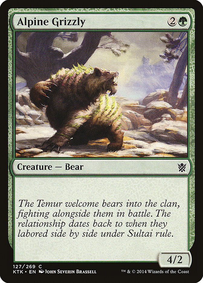 Alpine Grizzly 127/269 (Khans of Tarkir) 