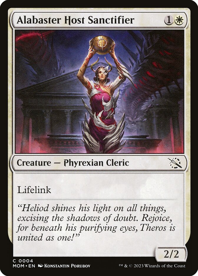 Alabaster Host Sanctifier 4/291 (March of the Machine) 
