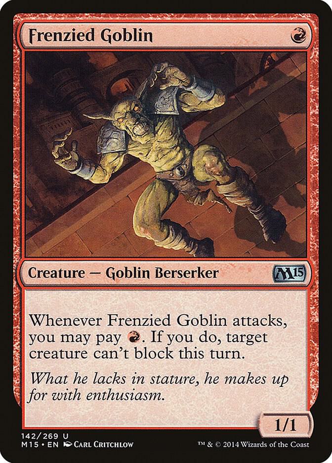 Frenzied Goblin 142/269 (Magic 2015 (M15)) 