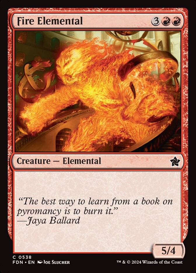 Fire Elemental 538/291 (Foundations) 