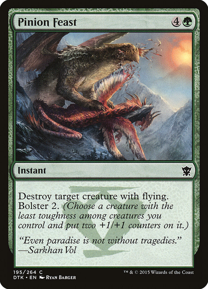 Pinion Feast 195/264 (Dragons of Tarkir) 
