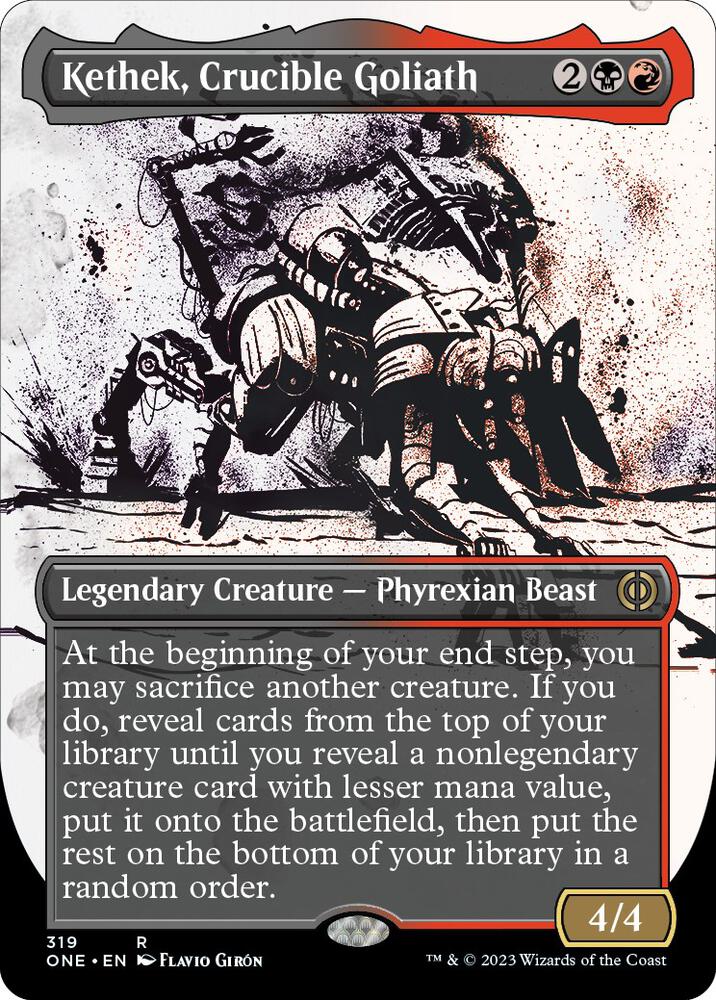 Kethek, Crucible Goliath 319/271 (Phyrexia: All Will Be One)  - Borderless
