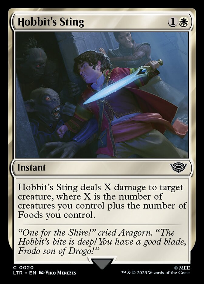 Hobbit's Sting 20/281 (Universes Beyond: The Lord of the Rings: Tales of Middle-earth) 