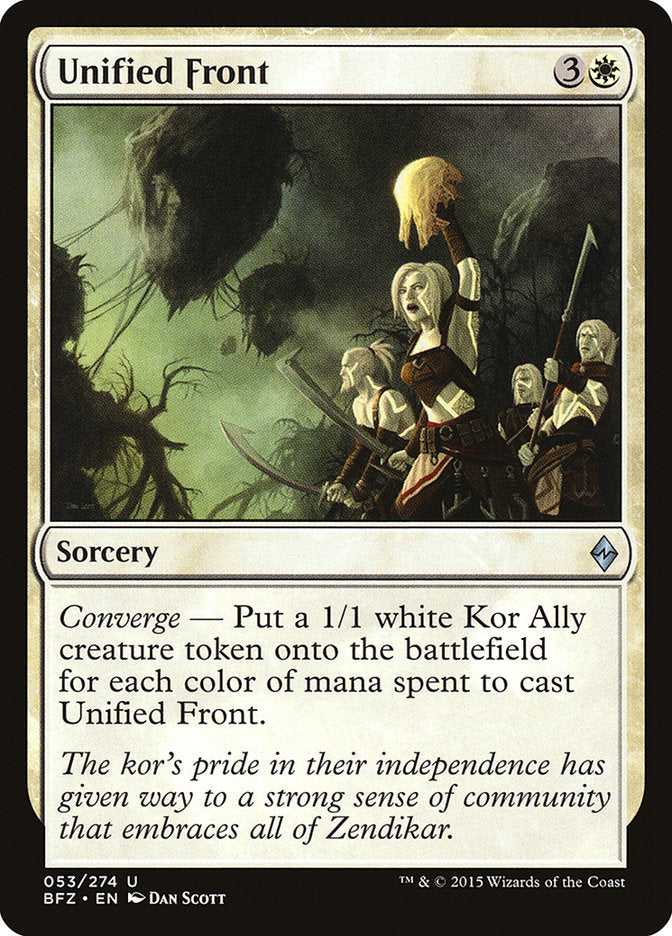 Unified Front 53/274 (Battle for Zendikar) 
