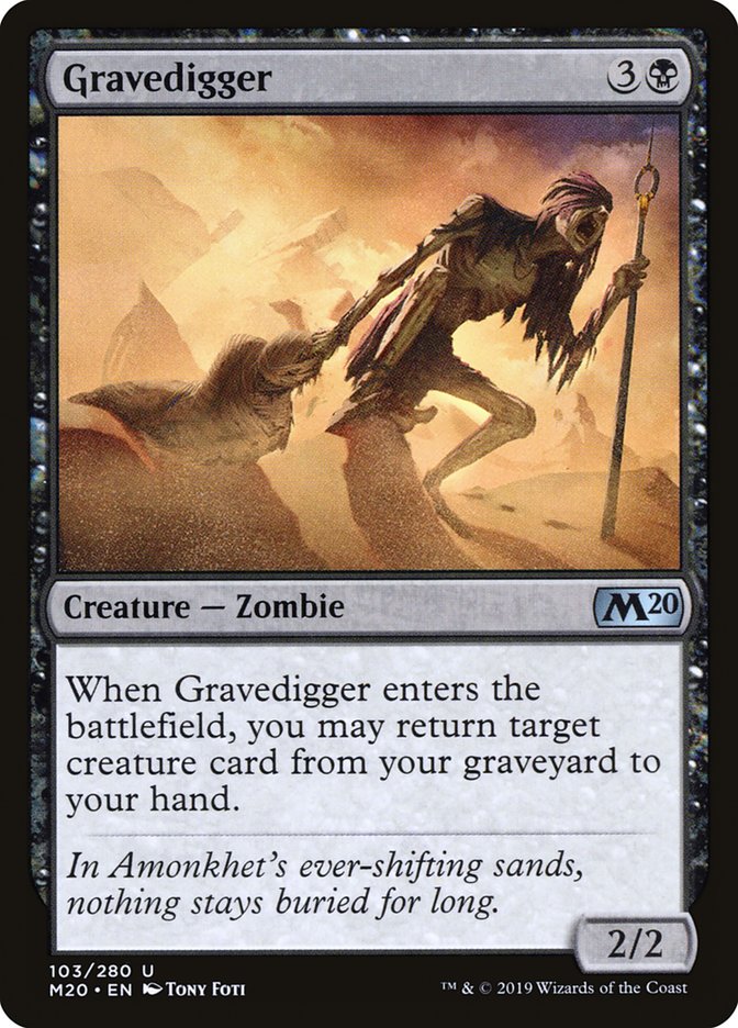 Gravedigger 103/280 (Core Set 2020) 