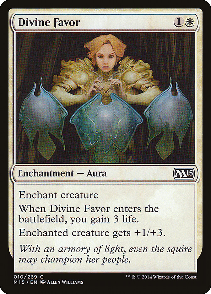 Divine Favor 10/269 (Magic 2015 (M15)) 
