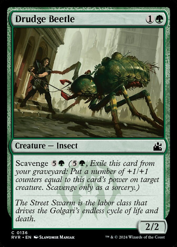 Drudge Beetle 136/291 (Ravnica Remastered) 