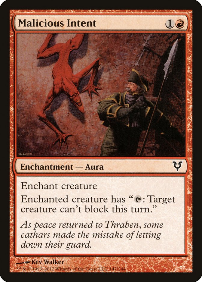 Malicious Intent 147/244 (Avacyn Restored) 