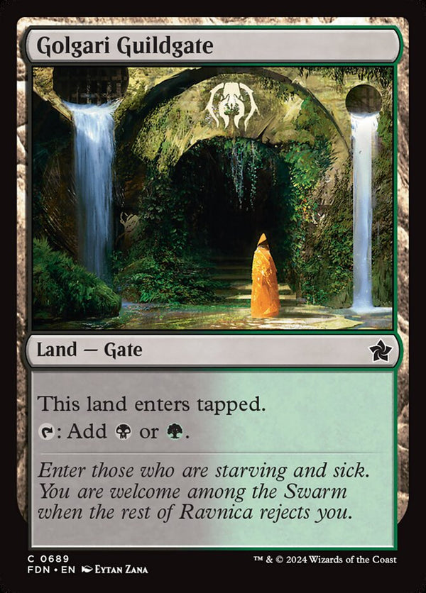Golgari Guildgate 689/291 (Foundations) 