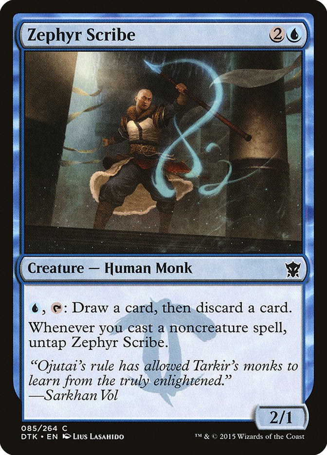 Zephyr Scribe 85/264 (Dragons of Tarkir) 