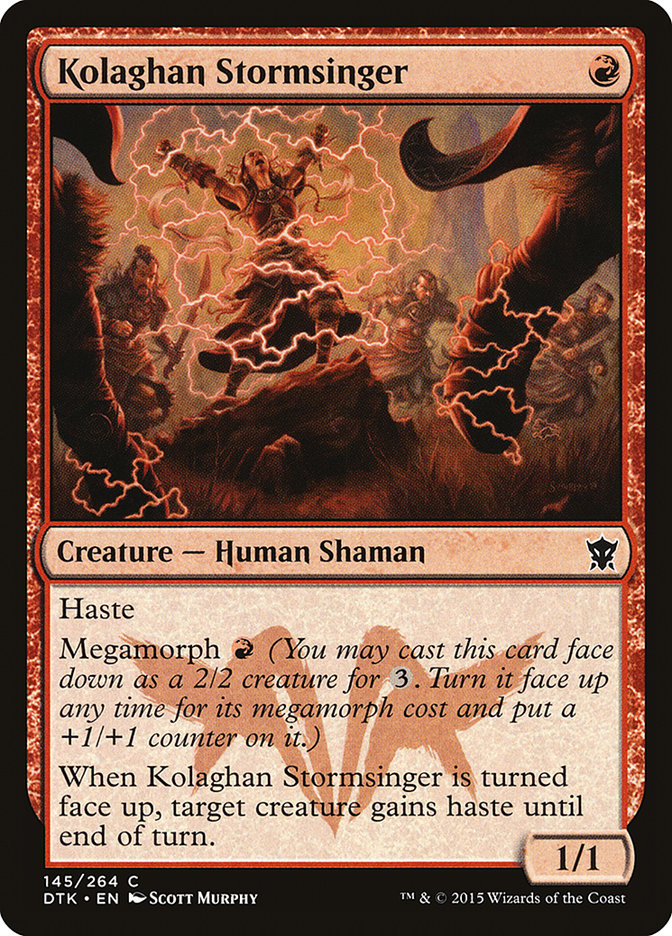 Kolaghan Stormsinger 145/264 (Dragons of Tarkir) 