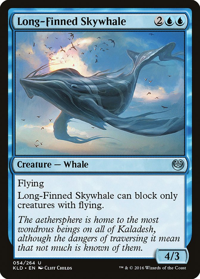 Long-Finned Skywhale 54/264 (Kaladesh) 