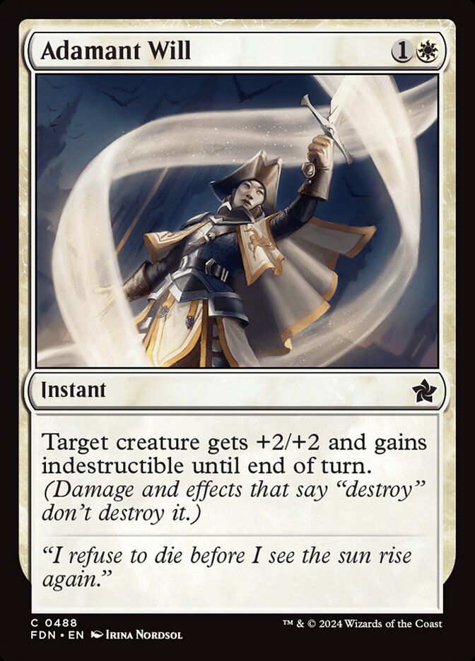 Adamant Will 488/291 (Foundations) 