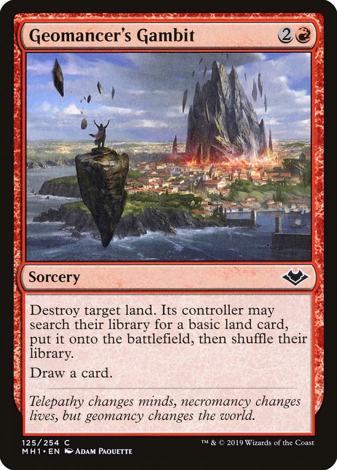Geomancer's Gambit 125/254 (Modern Horizons) 