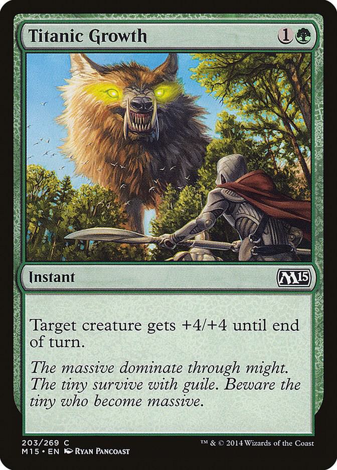 Titanic Growth 203/269 (Magic 2015 (M15)) 