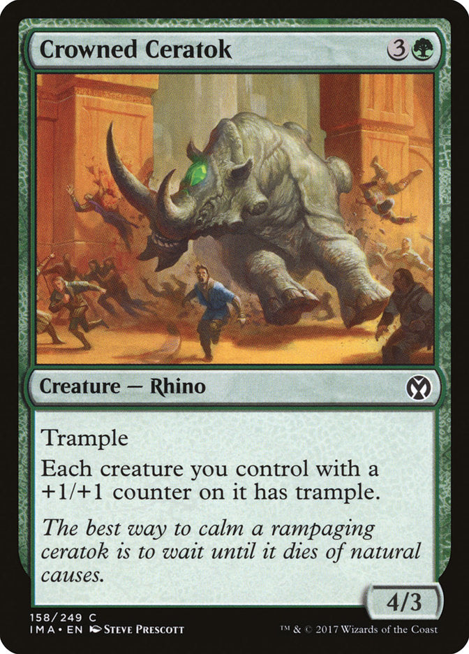 Crowned Ceratok 158/249 (Iconic Masters) 
