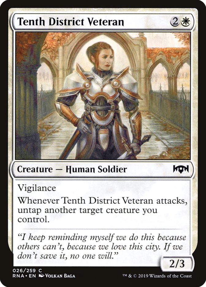 Tenth District Veteran 26/259 (Ravnica Allegiance) 