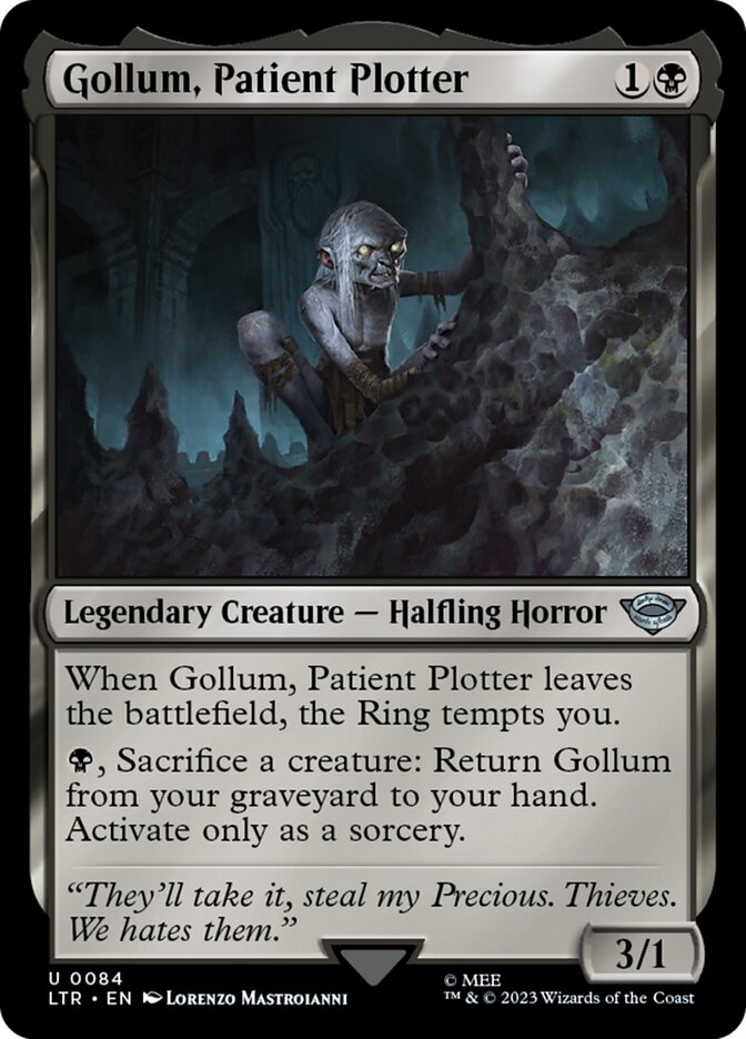 Gollum Patient Plotter 84 (Universes Beyond: The Lord of the Rings: Tales of Middle-earth) 