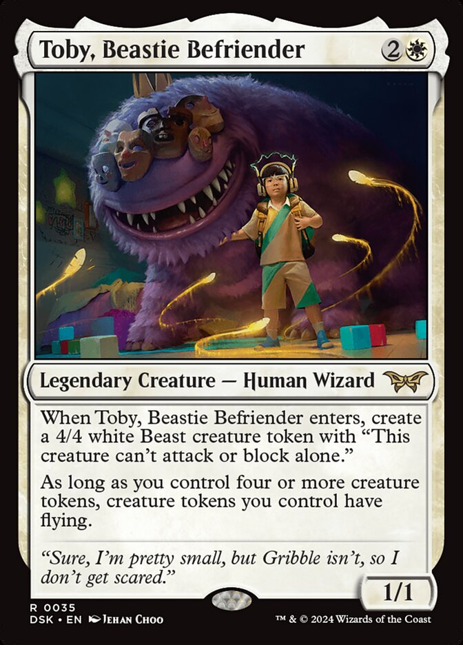 Toby, Beastie Befriender 35 (Duskmourn: House of Horror) 