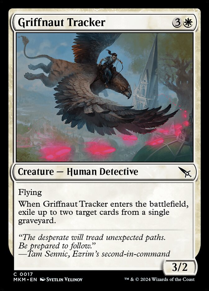 Griffnaut Tracker 17/286 (Murders at Karlov Manor) 