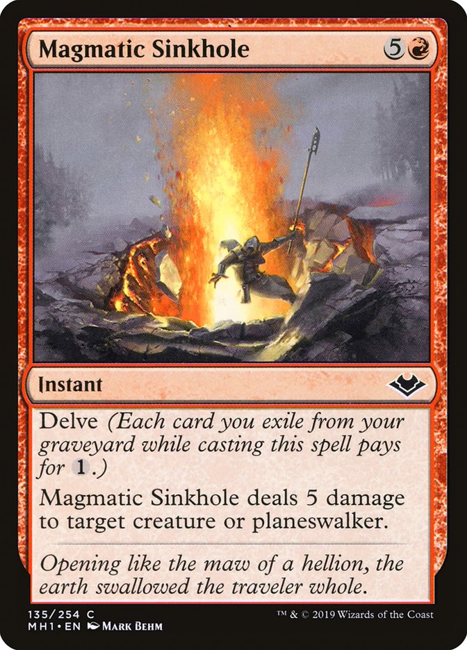 Magmatic Sinkhole 135/254 (Modern Horizons) 
