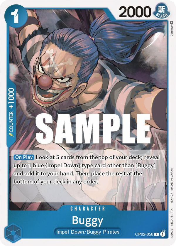 Buggy OP02-058 (Paramount War)  - Foil