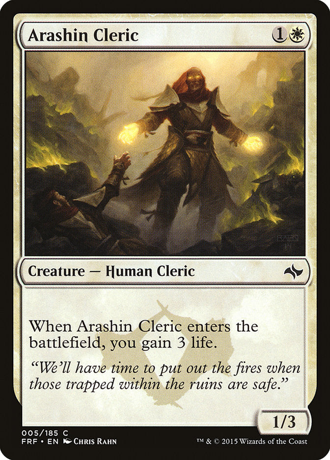 Arashin Cleric 5/185 (Fate Reforged) 