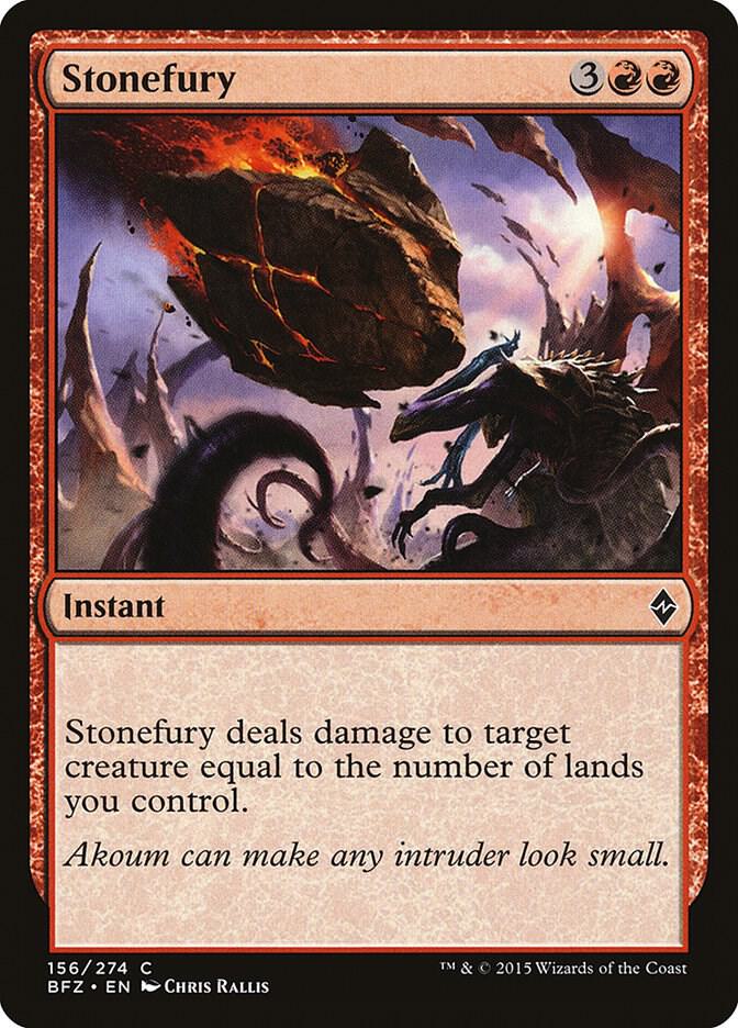 Stonefury 156/274 (Battle for Zendikar) 