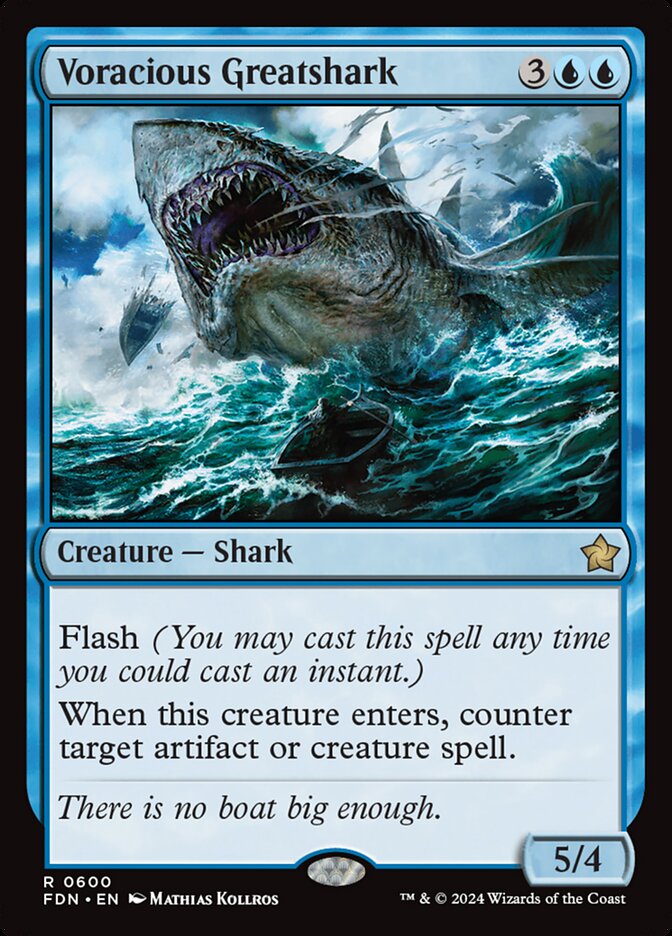 Voracious Greatshark 600/291 (Foundations) 