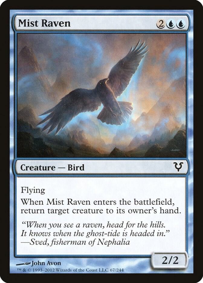 Mist Raven 67/244 (Avacyn Restored) 