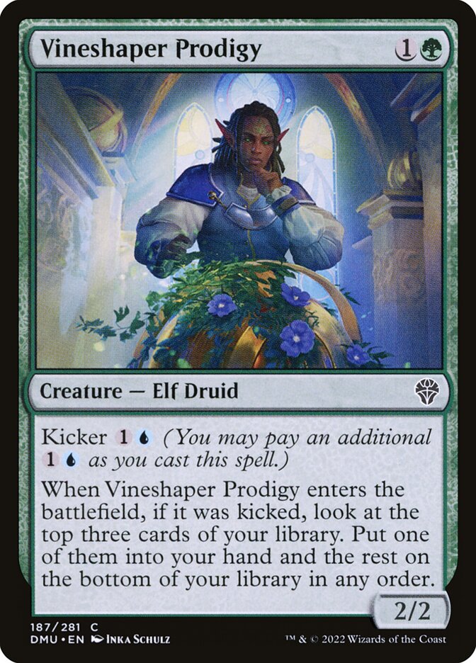 Vineshaper Prodigy 187/281 (Dominaria United) 