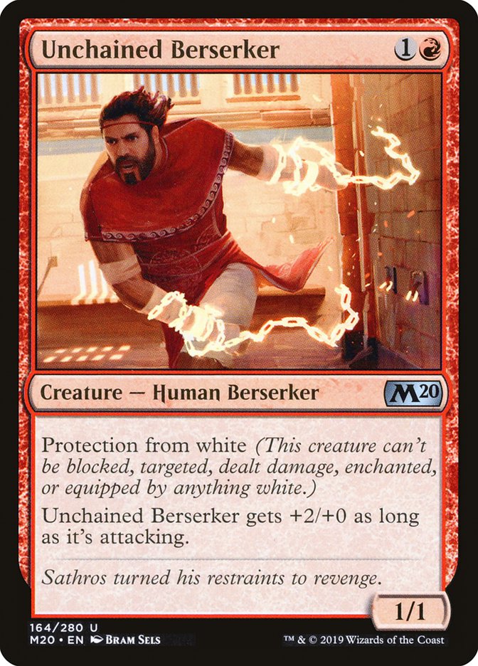 Unchained Berserker 164/280 (Core Set 2020) 