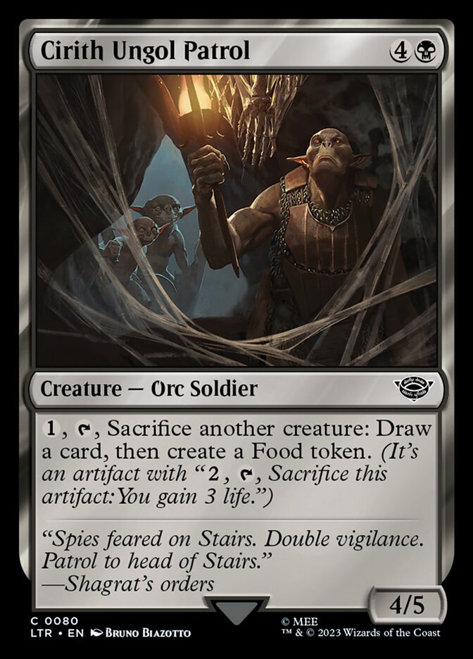 Cirith Ungol Patrol 80/281 (Universes Beyond: The Lord of the Rings: Tales of Middle-earth) 