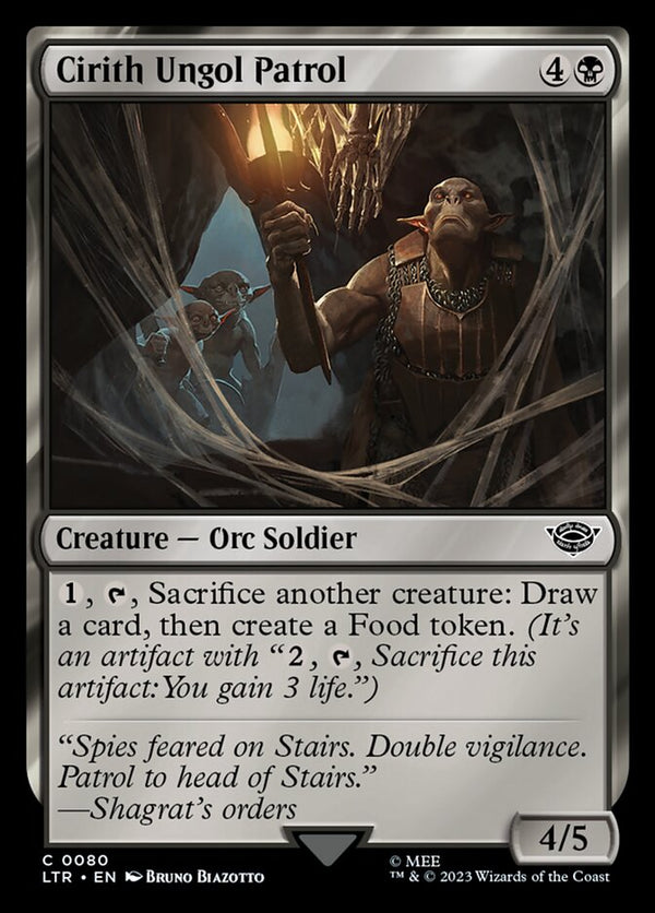 Cirith Ungol Patrol 80/281 (Universes Beyond: The Lord of the Rings: Tales of Middle-earth) 