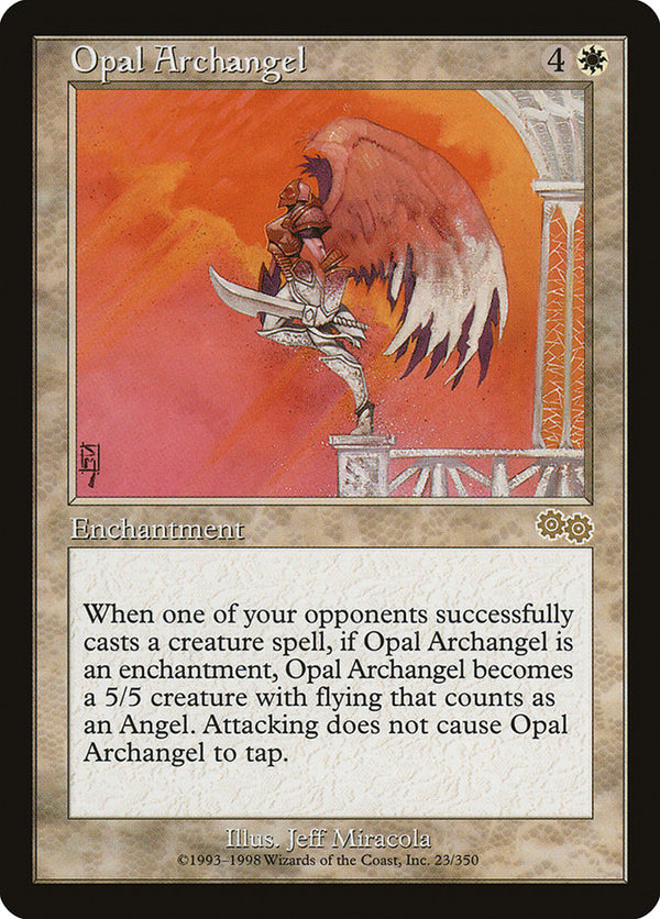 Opal Archangel 23/350 (Urza's Saga) 