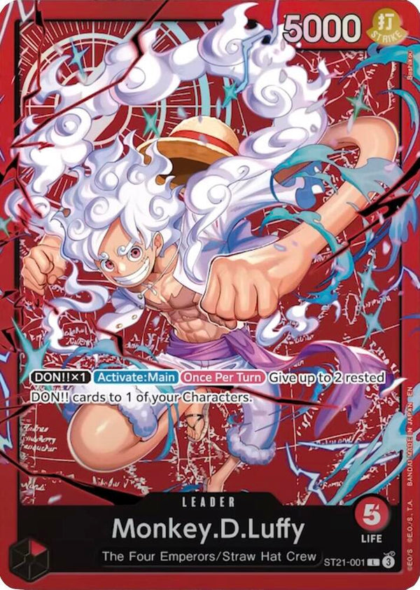 Monkey.D.Luffy ST21-001 (Learn Together Deck Set)  - Foil