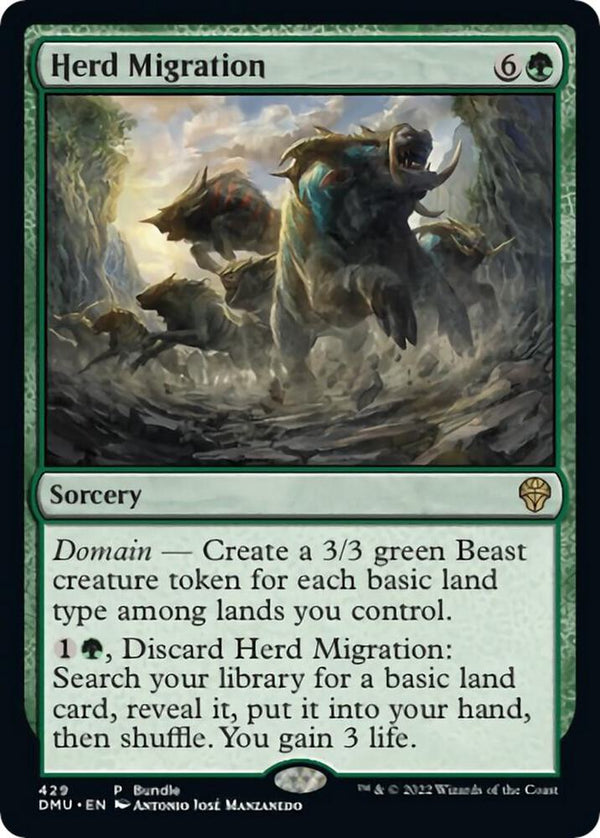 Herd Migration DMU Bundle 429/281 (Unique and Miscellaneous Promos)  - Foil