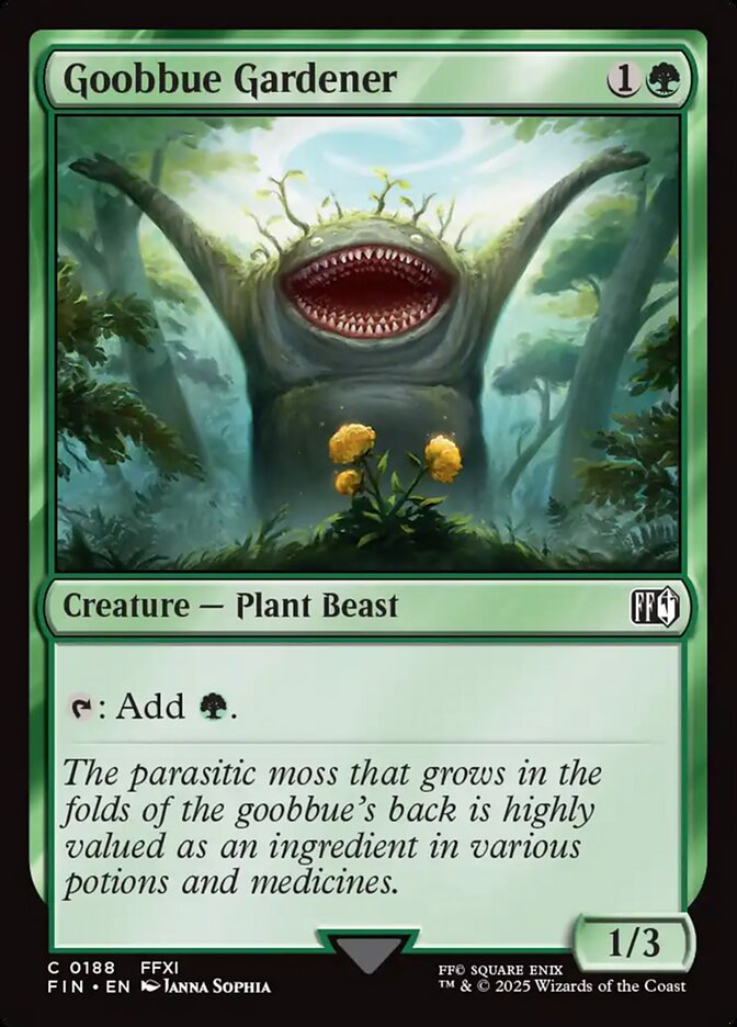 Goobbue Gardener 188/309 (FINAL FANTASY)  - Foil