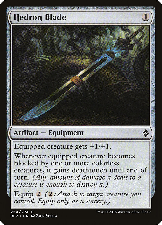 Hedron Blade 224/274 (Battle for Zendikar) 