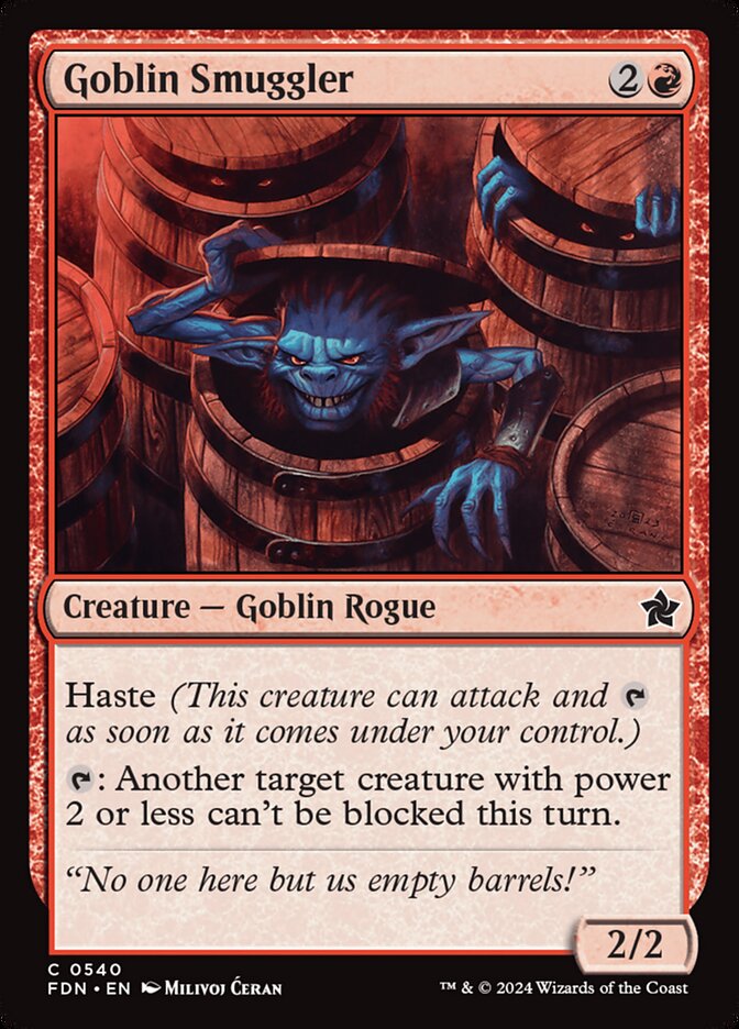 Goblin Smuggler 540/291 (Foundations) 