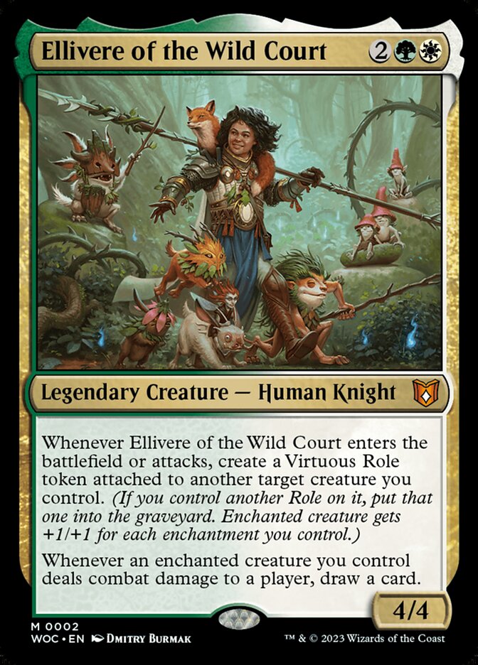 Ellivere of the Wild Court 2 (Commander: Wilds of Eldraine) 
