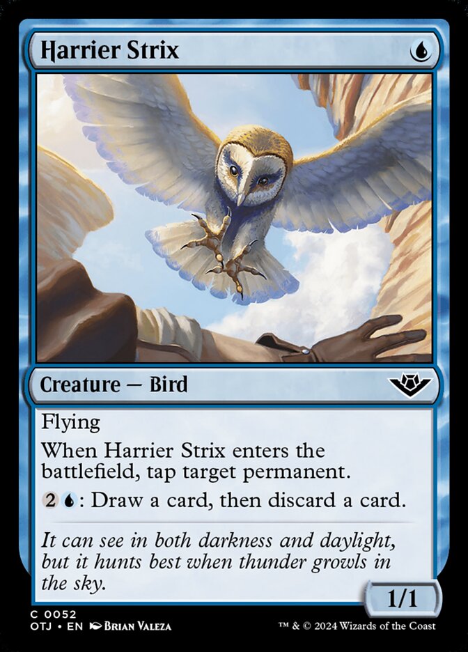 Harrier Strix 52/286 (Outlaws of Thunder Junction) 