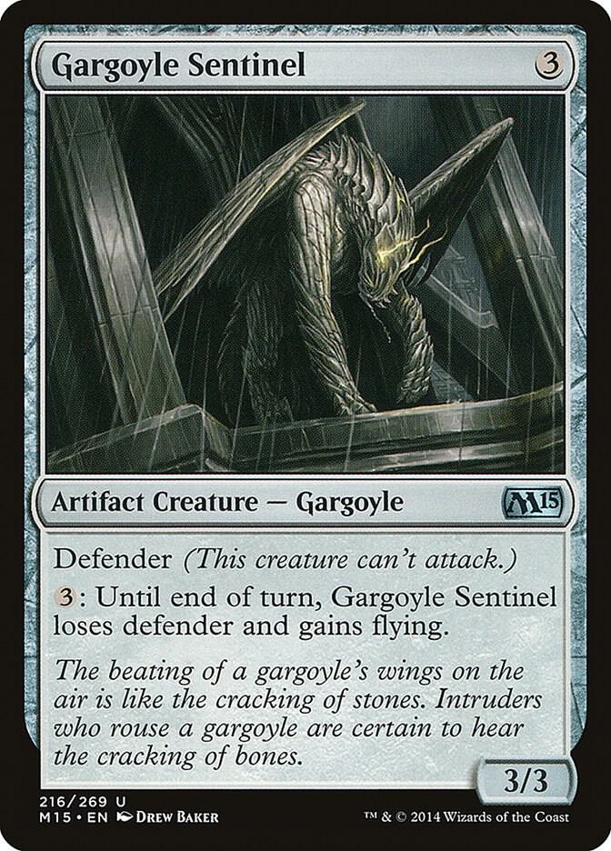 Gargoyle Sentinel 216 (Magic 2015 (M15)) 