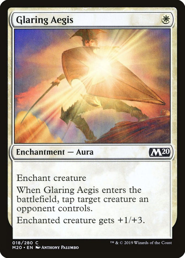 Glaring Aegis 18/280 (Core Set 2020) 