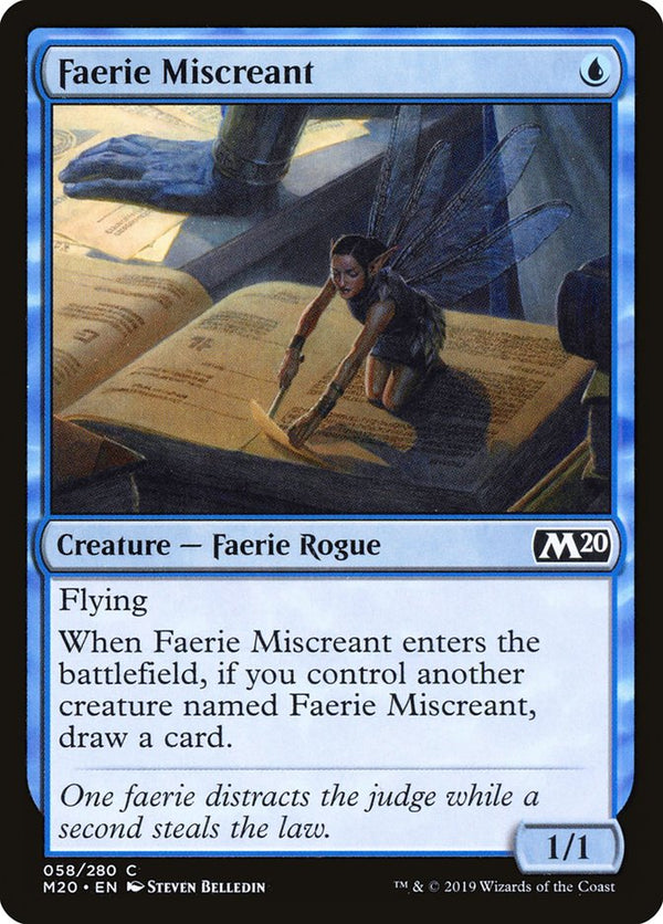 Faerie Miscreant 58/280 (Core Set 2020) 