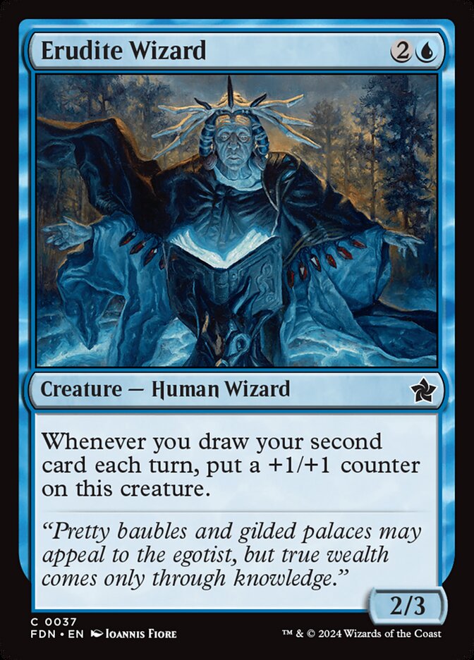 Erudite Wizard 37/291 (Foundations) 