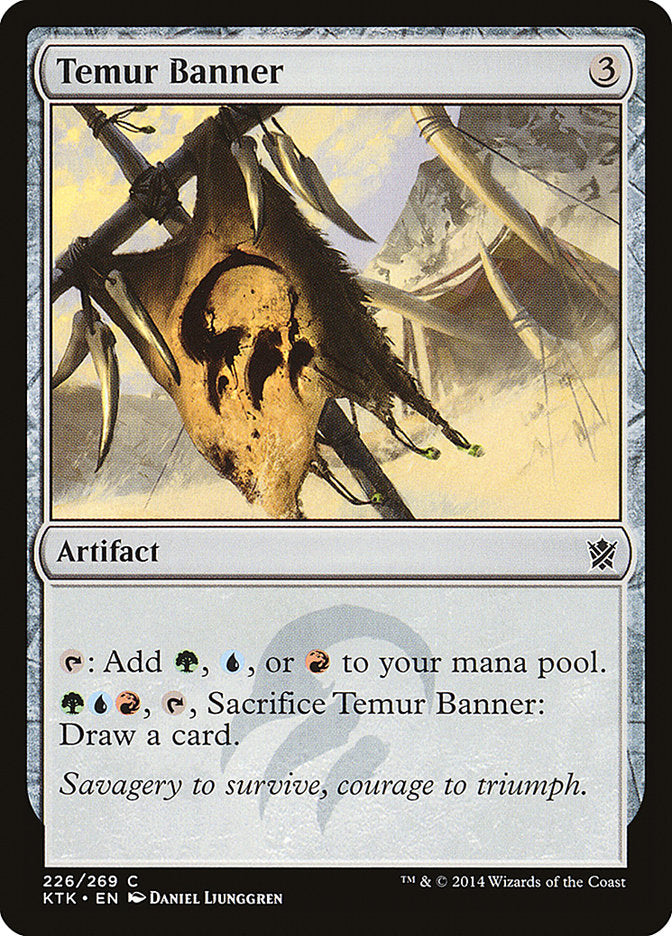 Temur Banner 226 (Khans of Tarkir) 