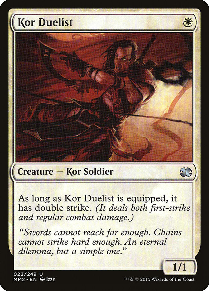 Kor Duelist 22/249 (Modern Masters 2015) 