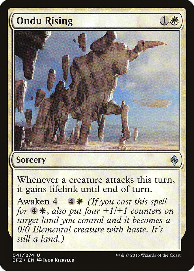Ondu Rising 41/274 (Battle for Zendikar) 