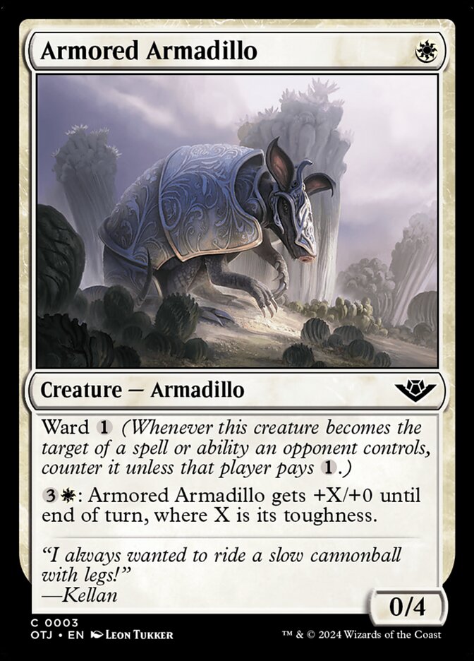 Armored Armadillo 3/286 (Outlaws of Thunder Junction) 